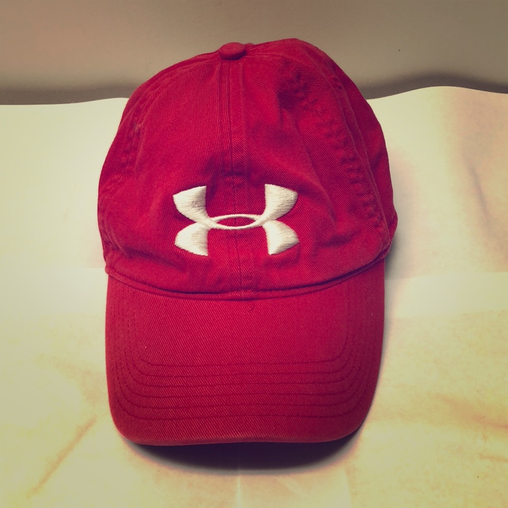 Red Under Armour Unisex Hat